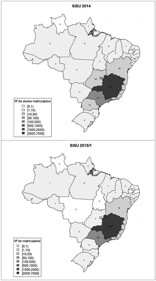 Notas de Corte UFMG no Sisu 2014 (Ampla Concorrência)