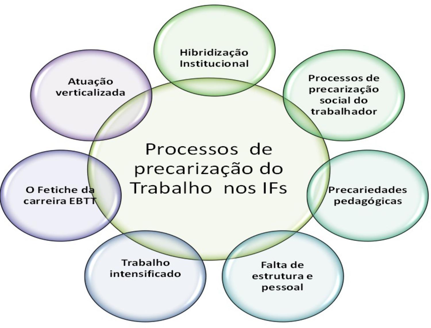 O trabalho precário nos Institutos Federais: uma análise dos processos ...